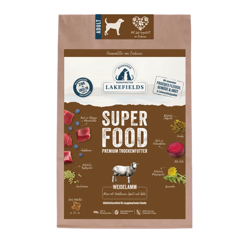 Trockenfutter SUPERFOOD Lamm Adult 2,5kg