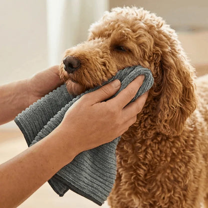 Silber-Pflegehandtuch für Tiere