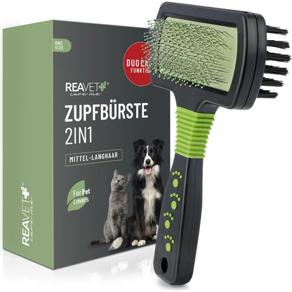 Zupfbürste 2in1
